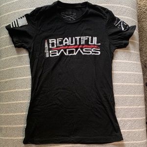 NWOT Grunt Style Beautiful Badass Tee